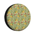 thumbnail image 1 of Fotbe Taco Funda de Llanta de Repuesto con Estampado, Engrosada, Ajuste Universal para Jeep, Remolque, RV, SUV, Camión-17 inch, 1 of 6