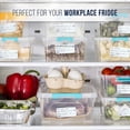 thumbnail image 4 of 2 Rolls of Dissolvable Food Labels for Containers 1x2" Food Date Label Stickers - Food Storage Labels - Removable Freezer Labels - Washable Canned Food Labels (1000 Stickers), 4 of 5