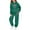 Dark Green, variant on Gunia Kids Girls Jogger Set 2 Piece Animal Print Hooded Sweatshirt Jogger With Bow Detail Two Piece Outfit Toddler Kids Comfy Clothes Set Cute Outfits For Girl 2-13 Years