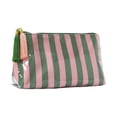 thumbnail image 7 of Travel Pouch, Striped Tassel Zip Cosmetic Travel Bag, Waterproof Makeup Travel Bag, Multipurpose Makeup Bag Organizer, 10X6X3.5 Inch Leak Proof Travel Toiletries Storage Bag,, 7 of 7
