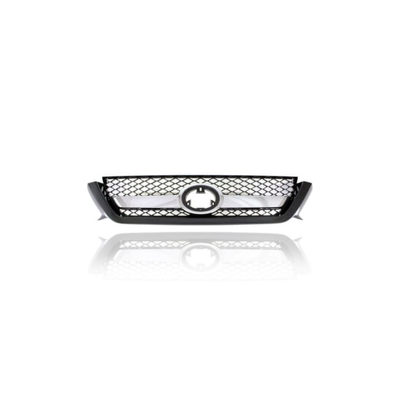 Grille - Compatible/Replacement for '10-13 Toyota 4Runner SR5/Limited - Main Upper, Black Frame Chrome Emblem Trim, With Emblem Provision - 5310135090C0