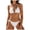 White, variant on Women & Teen Girl Two Piece String Bikini Set Floral Halter Side Tie Triangle Thong Swimsuits Bathing Suit (Red, M)