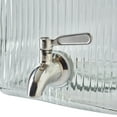 Better Homes & Gardens Ribbed Glass Beverage Dispenser with Ceramic Lid