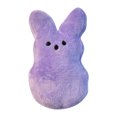 thumbnail image 2 of ValHome Rainbow Bunny Plush Toys Easter Basket Stuffed Animals - 9.8" Marshmallow Bunny Plushies Rabbits Soft Huggable Pillow - Easter Egg Hunt Prizes Spring Décor Birthday Gifts (Purple), 2 of 8