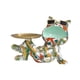 thumbnail image 2 of Bandeja para servir con estatua de perro de resina, decoración de perro de boca grande, caja de almacenamiento, escultura de animal 278x165x205cm, 2 of 9