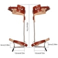 thumbnail image 2 of Climber Strap Gaffs Adjustable Tree Climbing Spike Sets Pole Climbing Spurs Tool, 2 of 12