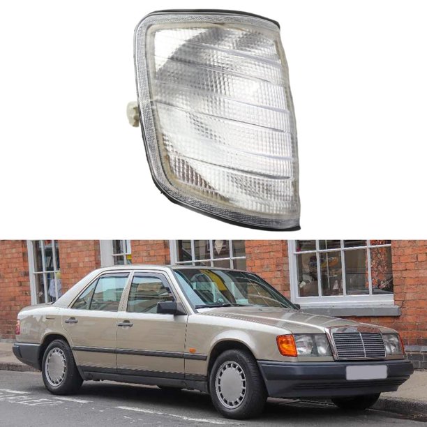 Suministros de luz de esquina de automóvil 1248261243 1248261143 Buen reemplazo para Mercedes 300TE Wagon 1985-1993 durabilidad - Derecha Soledad Luz de esquina
