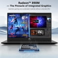 thumbnail image 4 of 17.3" FHD 144Hz Professional AI Laptop - AMD Ryzen AI 370 64GB DDR5 RAM 2TB SSD (50 TOPS NPU) with Radeon 890M Graphics USB 4.0 eGPU Support 100W PD Charging Local AI Workstation Black, 4 of 7