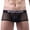 Black, variant on ZQUUVOU Men's Boxer Briefs Mesh Casual Solid Breathable Pouch (Red,S)