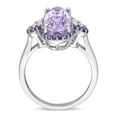thumbnail image 4 of Everly Women's Amethyst 14k White Gold Plated Ring, 4 of 7