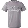 thumbnail image 2 of OXI T-Shirt - Innocent Plants Are Killed, Basic Casual T-Shirt for Men's and Women Fleece T-Shirt Short Sleeve - Sport Grey Medium, 2 of 3