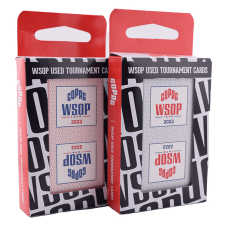 2022 Set of 30 Decks Dealt at WSOP Copag Plastic Playing Cards Bridge Standard Index