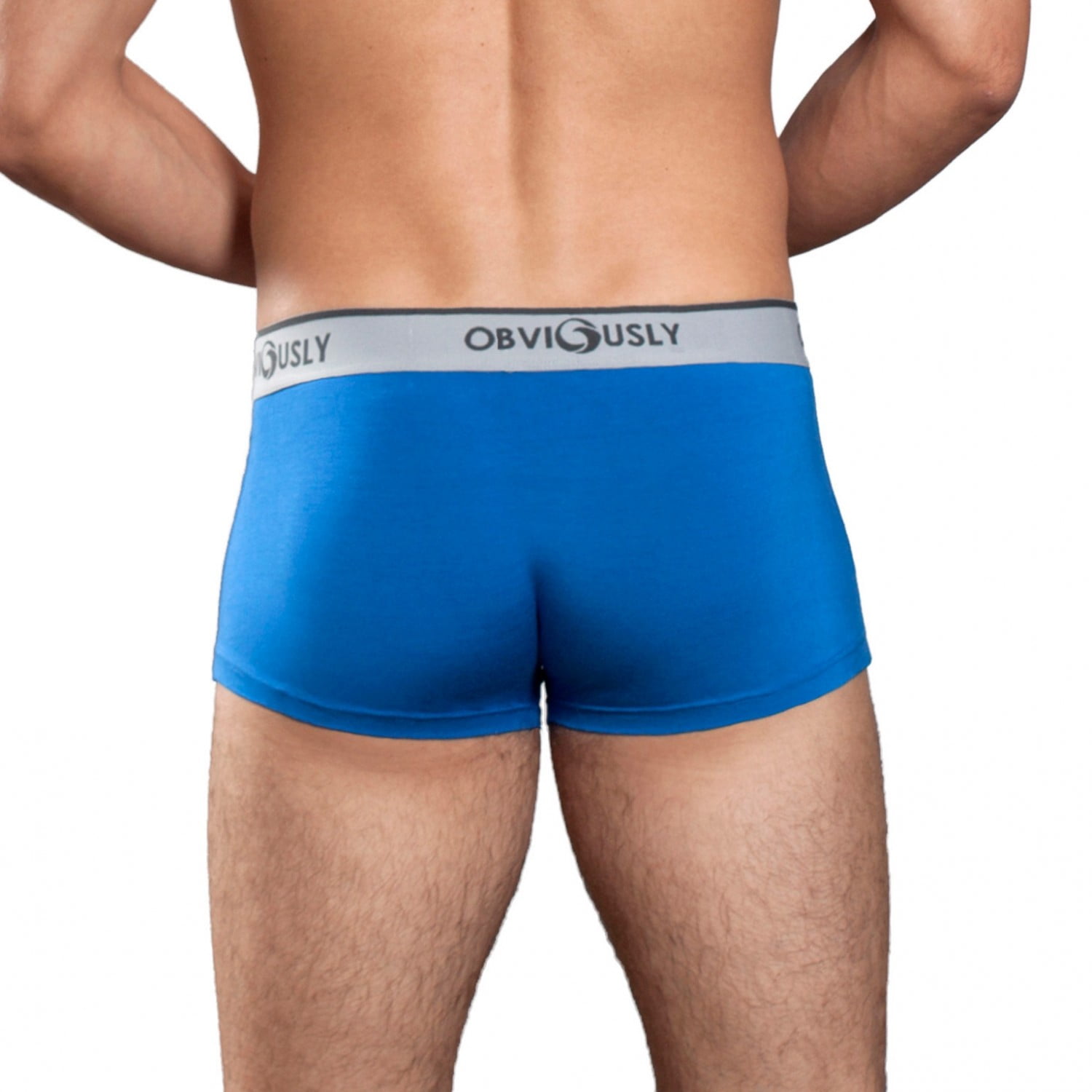 Obviously Underwear Mens Core Collection Classic Hipster Trunk X-Large Blue