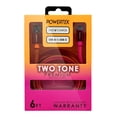 thumbnail image 3 of Liquipel Powertek Neon Two-Tone USB-A to USB-C, Orange/Pink, 3 of 7