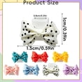 thumbnail image 2 of Bow Straw Covers Cap Toppers Compatible with Tumbler Cups,0.31 inch Silicone Straw Topper,Reusable Cute Silicone StrawTips Lids Protectors for DrinkingStraw,Straw Accessories (White), 2 of 8
