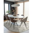 thumbnail image 5 of Unique Loom Trellis Frieze Collection Area Rug - Geometric (3' x 5' Oval Ivory/Gray), 5 of 7