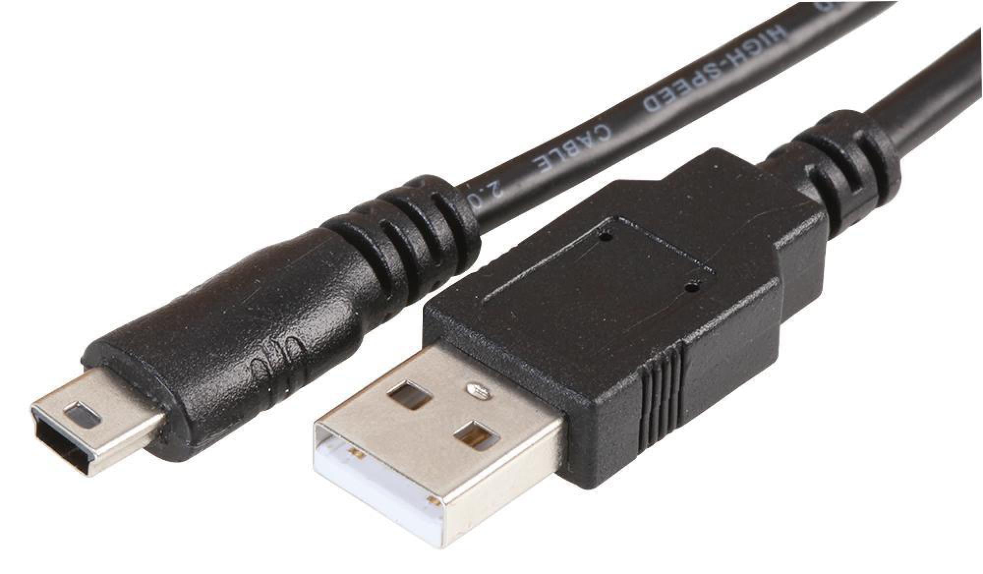 PRO SIGNAL - USB 2.0 Mini USB B (5 Pin) Male to Male Lead, 5m - Walmart.com