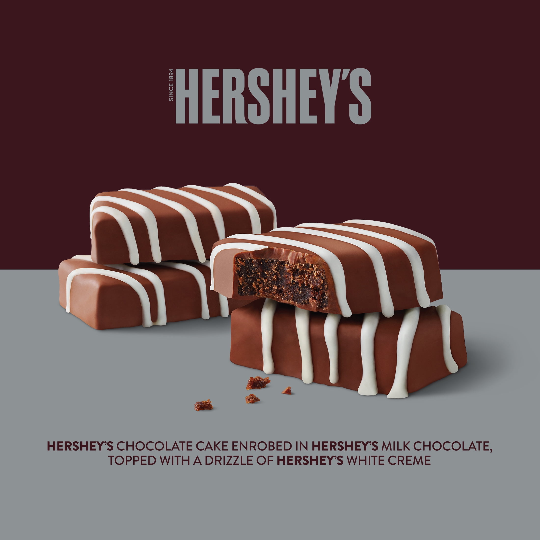 Hershey's Milk Chocolate Cake Bites, 7.2oz. (Frozen)