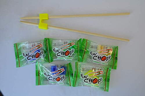 6 Fun Chops Training Chopsticks Cheaters Helpers Funchop Individually Packaged 