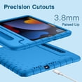 thumbnail image 5 of JETech Kids Case for iPad 10.2 Inch (9th/8th/7th Generation, 2021/2020/2019), iPad Air 3 10.5 (3rd Gen, 2019) and iPad Pro 10.5 2017, Shockproof Lightweight Tablet Cover with Handle Stand (Blue), 5 of 6
