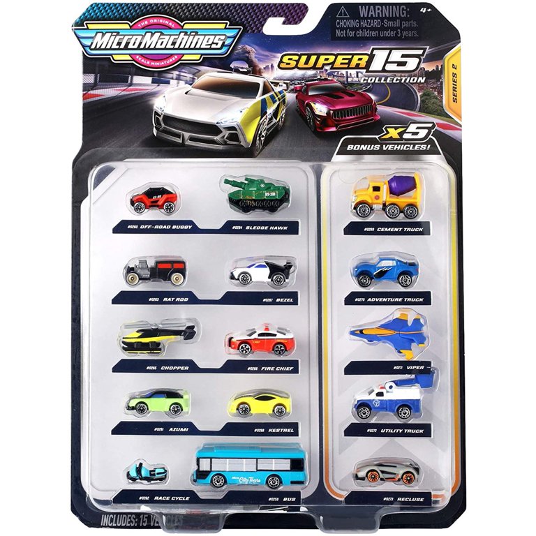 Pack 5 Micromachines cars