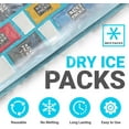 thumbnail image 3 of Nice Packs Dry Ice for Coolers – Lunch Box Ice Packs – Dry Ice for Shipping Frozen Food – Ice Packs for Kids Lunch Bags – Reusable Ice Packs – Long Lasting - Flexible, 3 of 9
