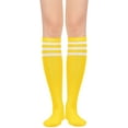 thumbnail image 2 of Zando Women's Knee High Socks Athletic Thin Stripes Tube Socks High Stockings Outdoor Sport Socks, 2 of 4