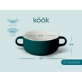 thumbnail image 2 of Ceramic Soup Crocks with Handles, 18 oz Set of 4, Oven, Microwave, Dishwasher Safe, for Casserole, Pasta, Cereal, 2 of 5