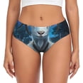 thumbnail image 1 of Balery Forest Meditating Goat Ropa Interior de Algodón para Mujer con Dibujo – Braguitas Cómodas y Elásticas, Estilo Clásico-Large, 1 of 6