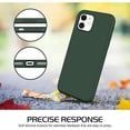 thumbnail image 4 of Entronix Silicone Case Compatible with iPhone 11, Protective Cover, Green, 4 of 6