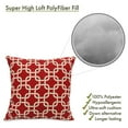 thumbnail image 4 of Red Links Large Pillow 20x20, 4 of 4