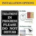 thumbnail image 4 of Treatment in Progress Please Do Not Disturb Metal Tin Sign for Home Door Office Vintage Salon Wall Art Plaque Decoration 8X12 Inches, 4 of 4