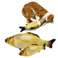 thumbnail image 3 of Plush Animal Toy Lifelike Stuffed Fish Catnip Toy for Cat & Kitten, 3 of 7