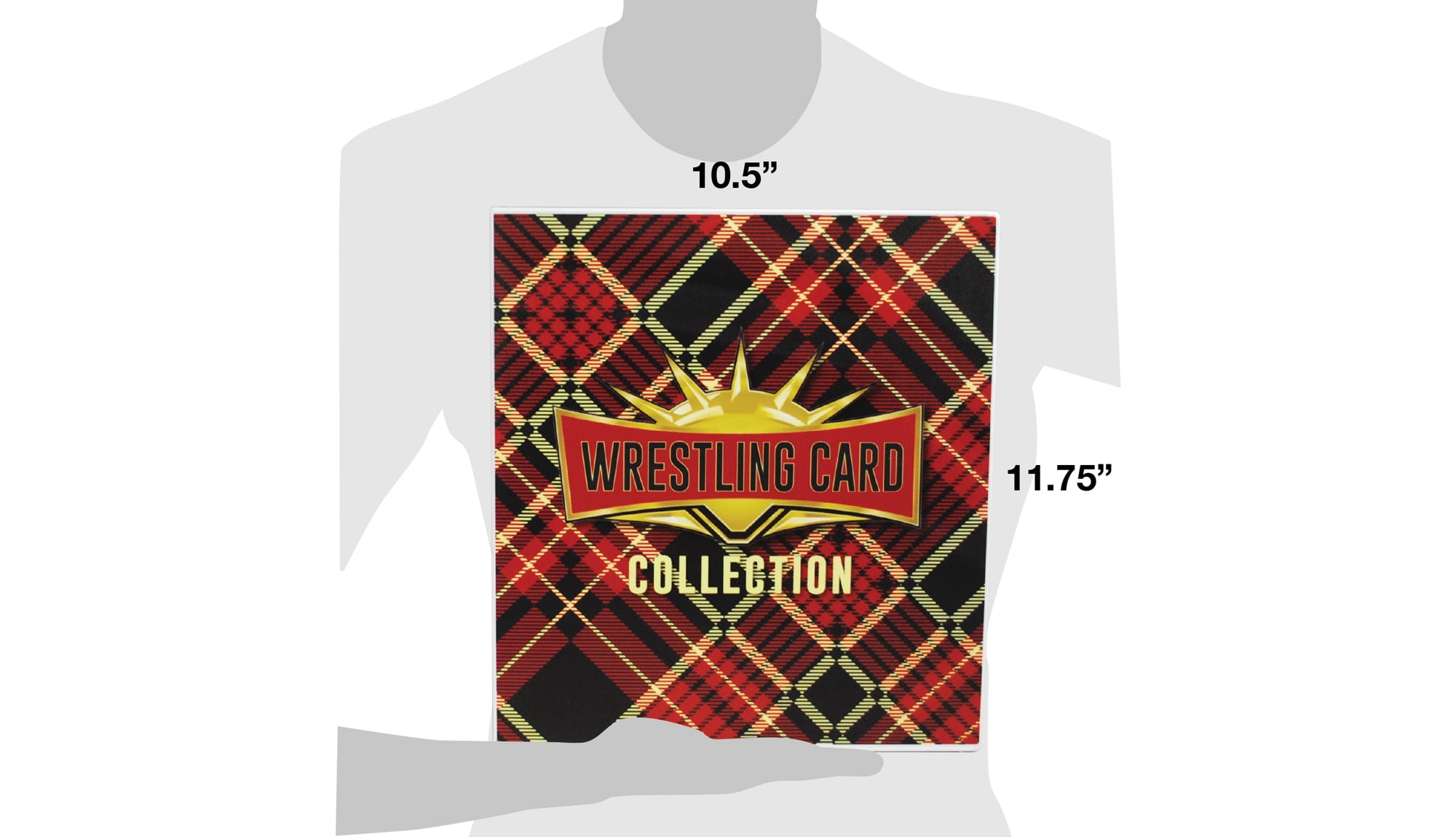 UniKeep WWE WrestleMania Themed Collectable Card Storage Binder, 450 Card Capacity