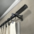 thumbnail image 2 of Otto 13/16" Bay Window curtain rod 20"-36", 38"-72" - Black,(ABay-11-2), 2 of 4