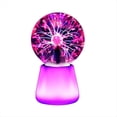 thumbnail image 1 of Lámpara de Plasma Mágica, Globo Interactivo Táctil y Sensible Al Sonido para Fiestas y Decoración, Luz con Atmósfera de Bola de Iones., 1 of 8