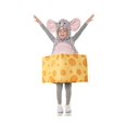 thumbnail image 2 of Mouse In Cheese Plush Belly Babies Toddler Costume | Large (2-4T), 2 of 3