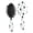 White Christmas Tree Pattern-1, variant on White Christmas Tree Pattern Brush, Detangling Hair Brush,Air Cushion Hair Comb, Round Tip Bristles Gifts for Wet Dry Hair Styling