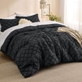 thumbnail image 2 of Juego de edredón Bedsure Queen Black Boho Vintage, 3 piezas, 2 of 7