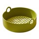 thumbnail image 1 of Air Fryer Silicone Liners Pot Thickened Heat Resistant Baking Basket Bowl for Oven Barbecue Tool Green Round, 1 of 5