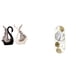thumbnail image 1 of Figuras de cisne, escultura de cerámica, adorno de escritorio para estante, aniversario, chimenea y espejo de pared para sala de estar, pasillo,, 1 of 8
