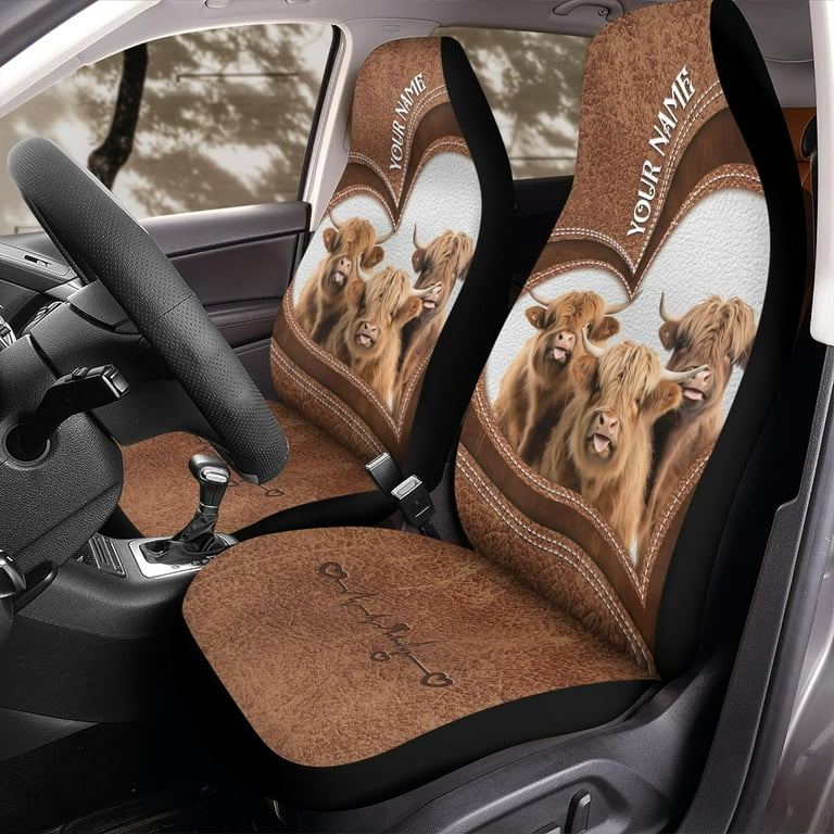 Cow Embroidered Baby Car Seat Covers Western Baby Stuff