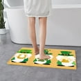 thumbnail image 6 of RyanK St Patricks Day Decorations St. Patrick's Day Door Mat - Front Door Mat - Bath Rug Super Absorbent Quick Dry - Rubber Backing Non Slip Washable Bathroom Floor Mats -Green 16x24 IN, 6 of 8