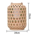 thumbnail image 5 of Linterna Solar perfecl para exteriores colgante decorativa Color madera, 5 of 5