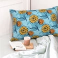 thumbnail image 5 of Kdxio Cotton Pillow Cases 16"x24" Pillowcases,Soft and Breathable Bedroom Pillow Cases-Sunflowers, 5 of 8