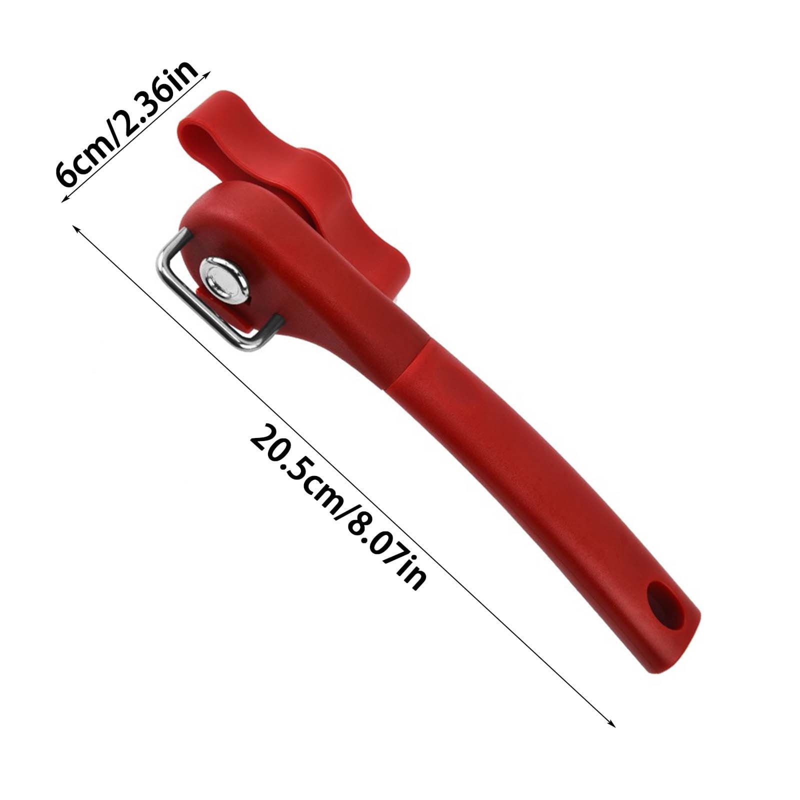 Yunuuuoa 2 Packs Stainless Steel Manual Can Opener, Smooth Side Cutting Safe Kitchen Tool, Ergonomic Handle for Home Camping Travel, Easy Clean Dishwasher Safe, Durable Rust-Proof Can Opener for Cans