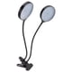 thumbnail image 1 of Lámpara de cultivo con clip, 30 W, LED de doble cabezal, luz de cultivo de doble cabezal, luces LED de cultivo para plantas, lo mejor en su clase, 1 of 12