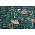 thumbnail image 4 of SKYSONIC Love Retro Non-Slip Area Rug, Valentine's Day Floor Carpet Comfort Floor Mats Decor for Indoor Front Porch,Living Room, Bedroom,Kitchen,72"x48", 4 of 5