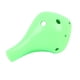 thumbnail image 2 of Instrumento Musical profesional de 6 agujeros Alto Ocarina, juguete educativo de aprendizaje para pequeños, amantes de la música, principiantes, Verde shamjiam Alto Ocarina, 2 of 9