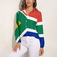 thumbnail image 3 of South African Flag Long Sleeve Blouse Woman Streetwear Casual Shirts Summer Oversize Woman Streetwear Clothing Birthday Present, 3 of 7